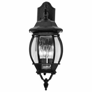 Nuvo Lighting - 60-893 - Three Light Outdoor Wall Lantern - Central Park - Textured Black