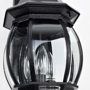 Nuvo Lighting - 60-893 - Three Light Outdoor Wall Lantern - Central Park - Textured Black