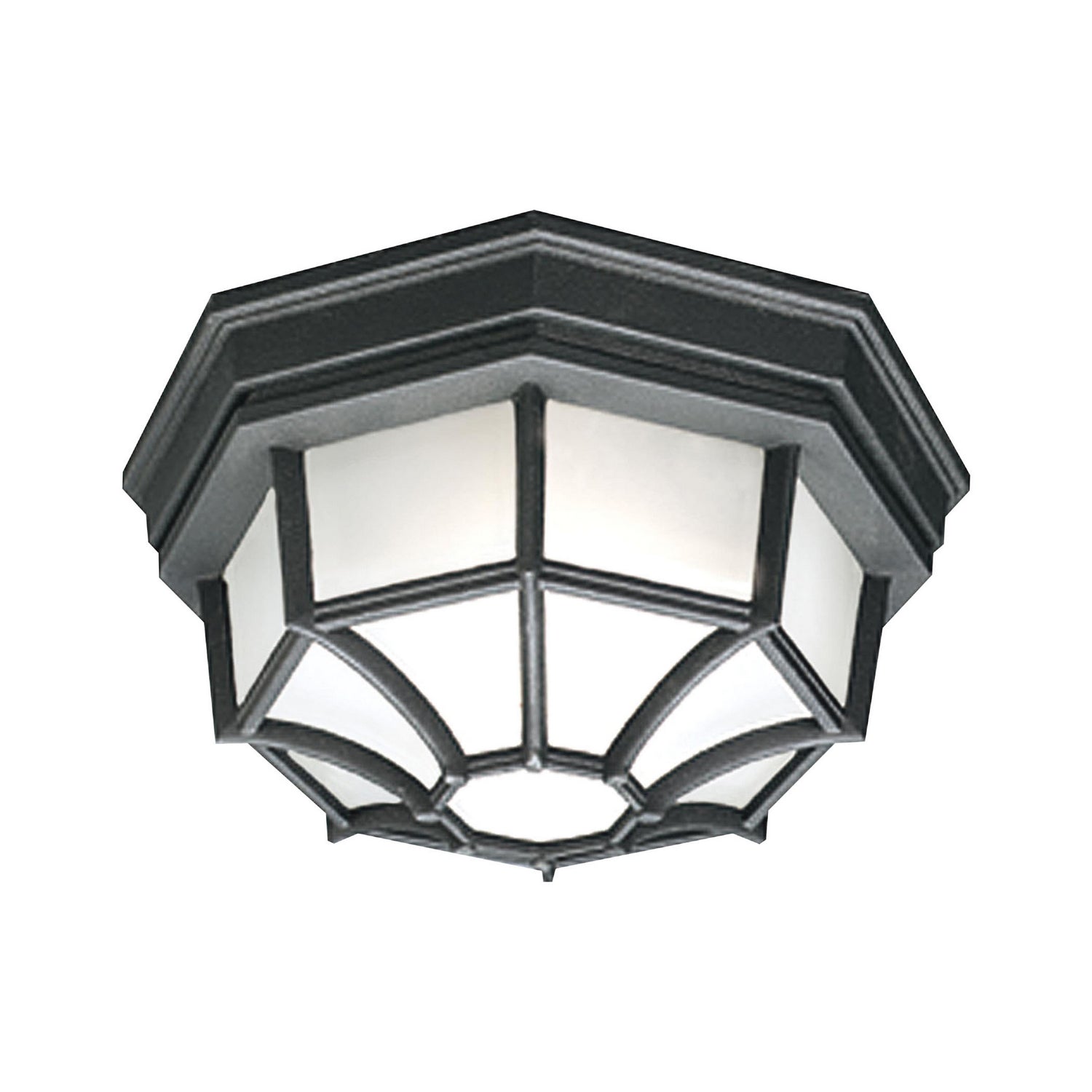 ELK Home - SL7457 - One Light Flush Mount - Outdoor Essentials - Black