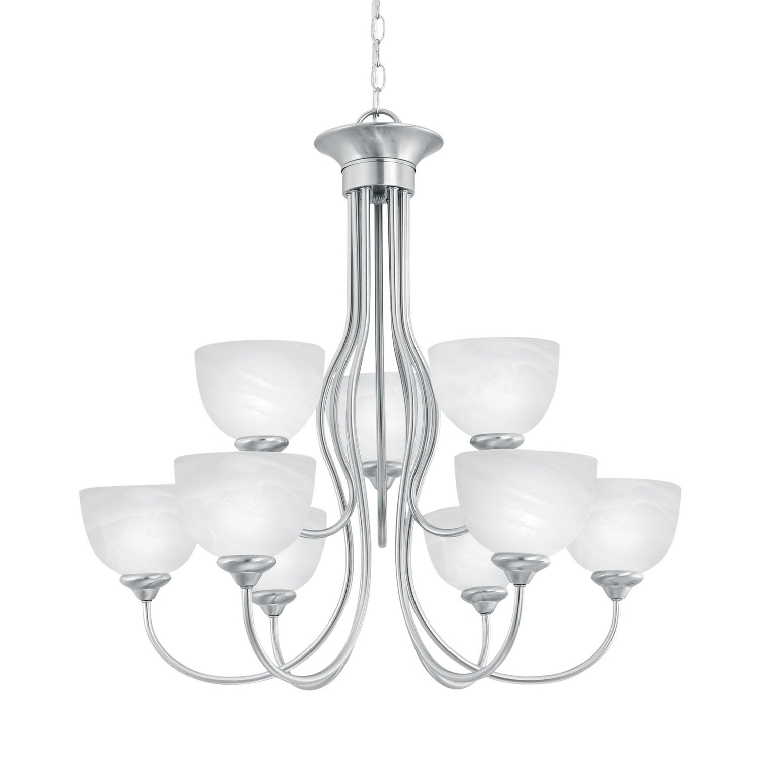 ELK Home - SL801678 - Nine Light Chandelier - Tahoe - Brushed Nickel