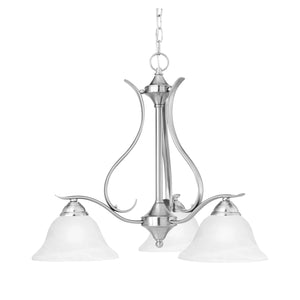 ELK Home - SL863378 - Three Light Chandelier - Prestige - Brushed Nickel