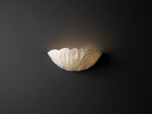 Justice Designs - POR-8801-LEAF - One Light Wall Sconce - Limoges - Leaves