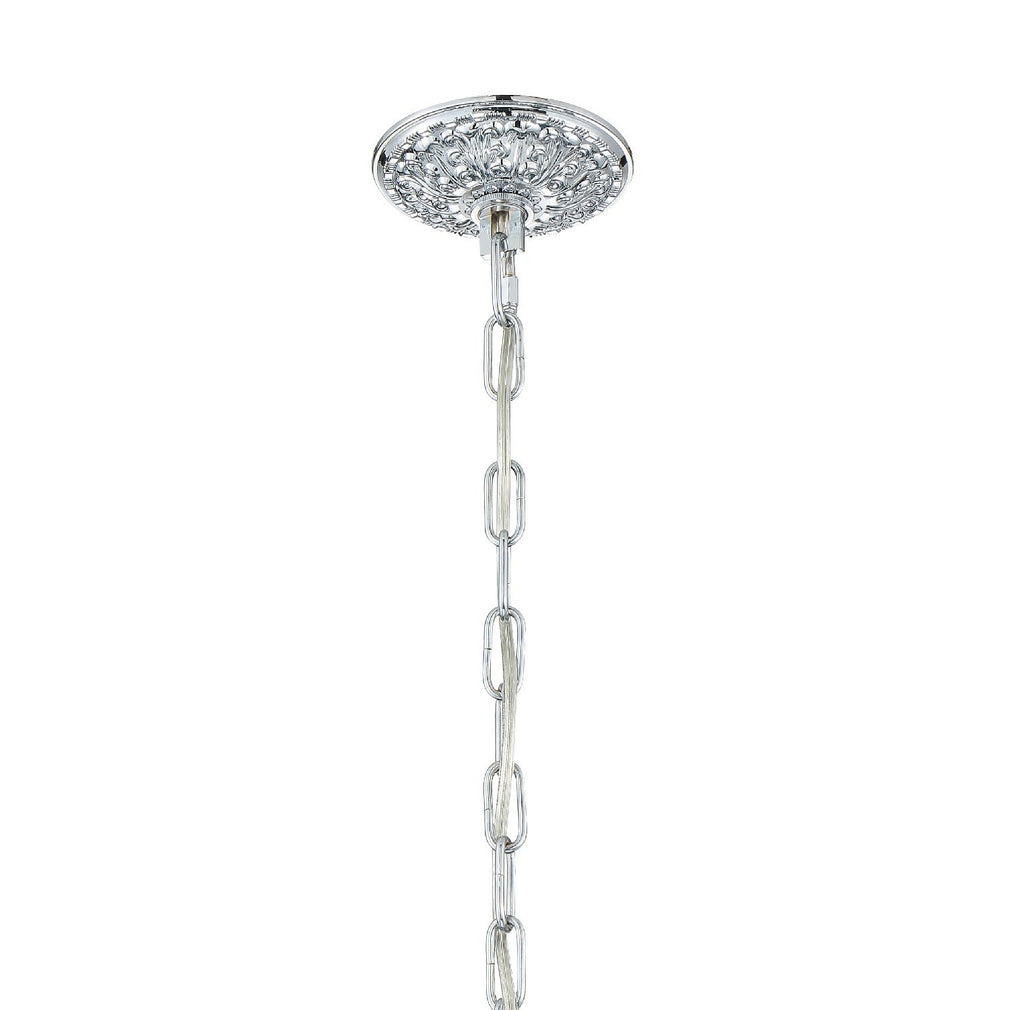 Crystorama - 1005-CH-CL-SAQ - Five Light Chandelier - Traditional Crystal - Polished Chrome