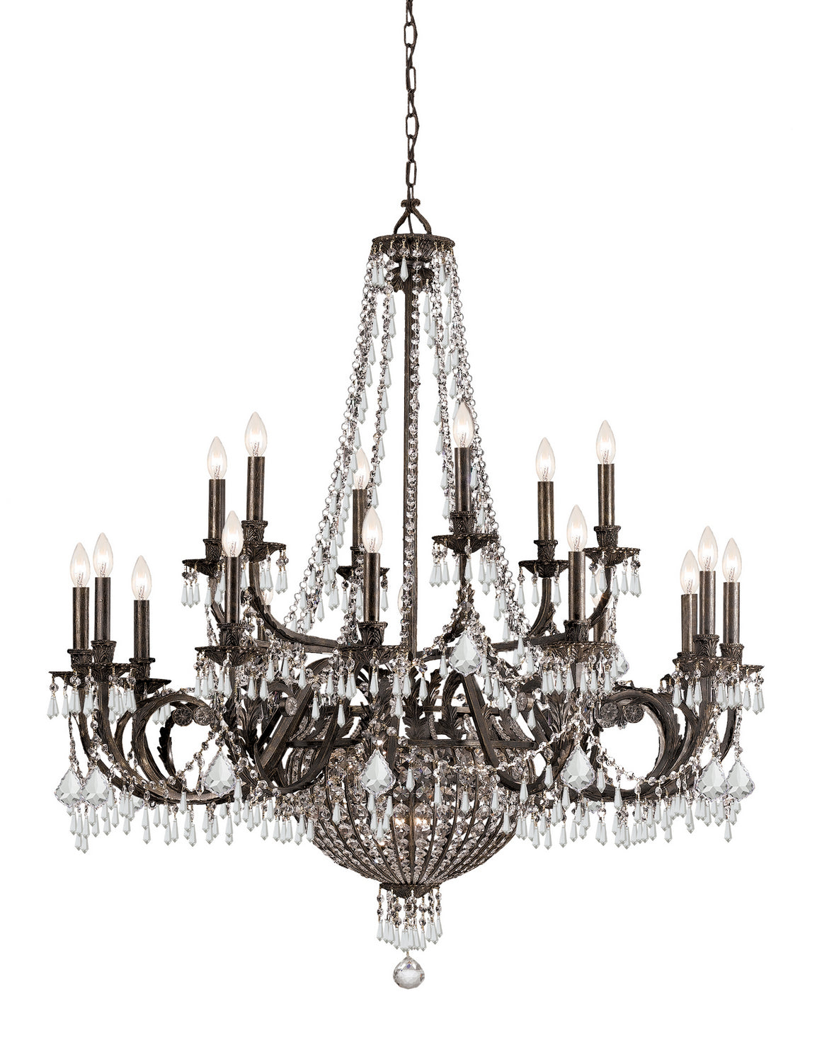 Crystorama - 5169-EB-CL-MWP - 23 Light Chandelier - Vanderbilt - English Bronze