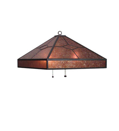 Meyda Tiffany - 14918 - Three Light Pendant - Diamond Trim - Timeless Bronze