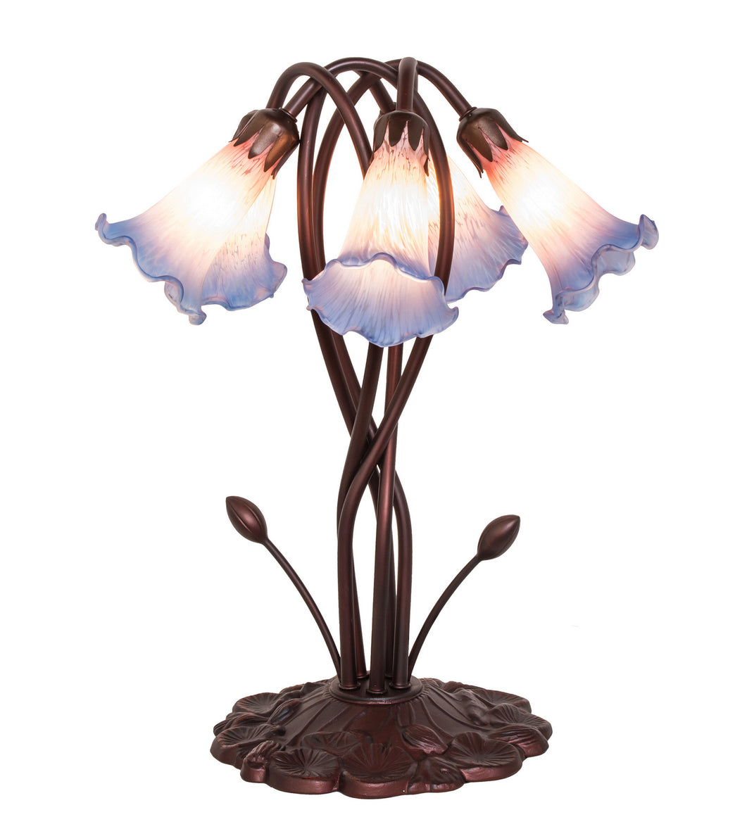 Meyda Tiffany - 15856 - Five Light Accent Lamp - Pink/Blue - Pink Blue