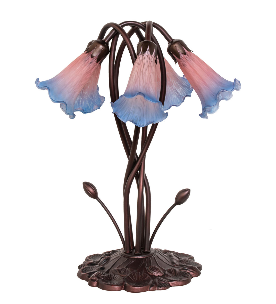 Meyda Tiffany - 15856 - Five Light Accent Lamp - Pink/Blue - Pink Blue