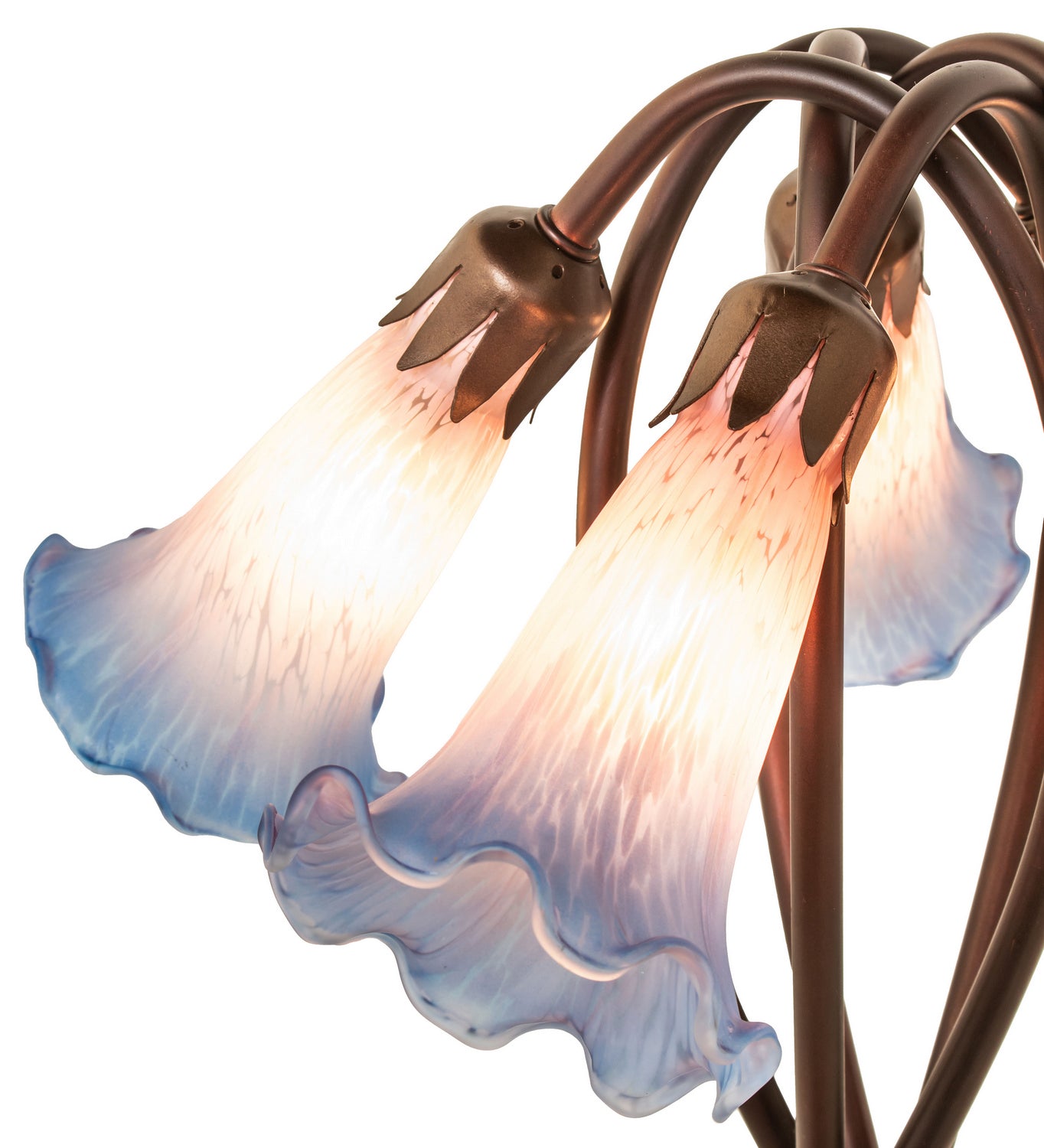 Meyda Tiffany - 15856 - Five Light Accent Lamp - Pink/Blue - Pink Blue