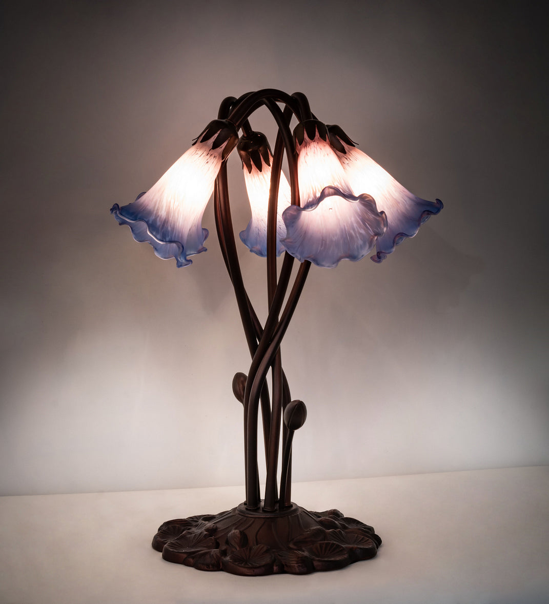 Meyda Tiffany - 15856 - Five Light Accent Lamp - Pink/Blue - Pink Blue