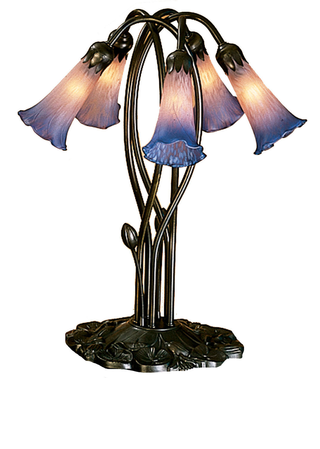 Meyda Tiffany - 15856 - Five Light Accent Lamp - Pink/Blue - Pink Blue