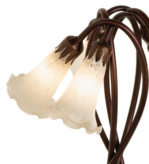 Meyda Tiffany - 16545 - Five Light Accent Lamp - White - Mahognany Bronze