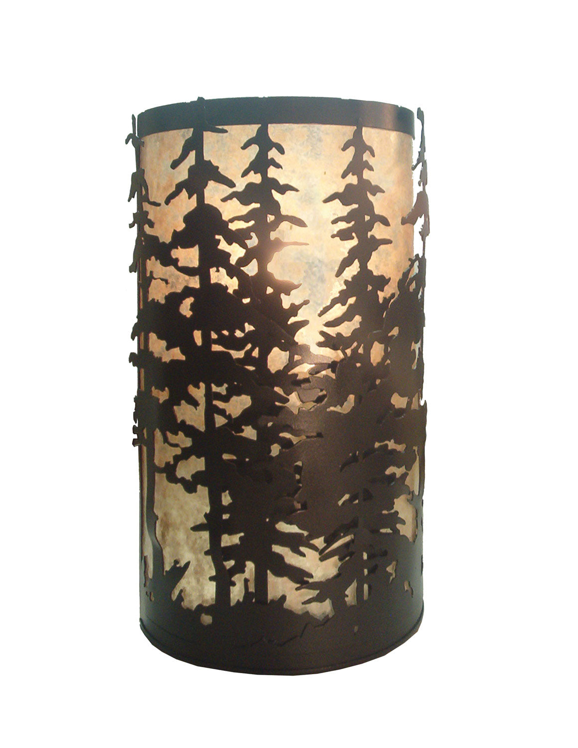 Meyda Tiffany - 17289 - Two Light Wall Sconce - Tall Pines - Textured Black