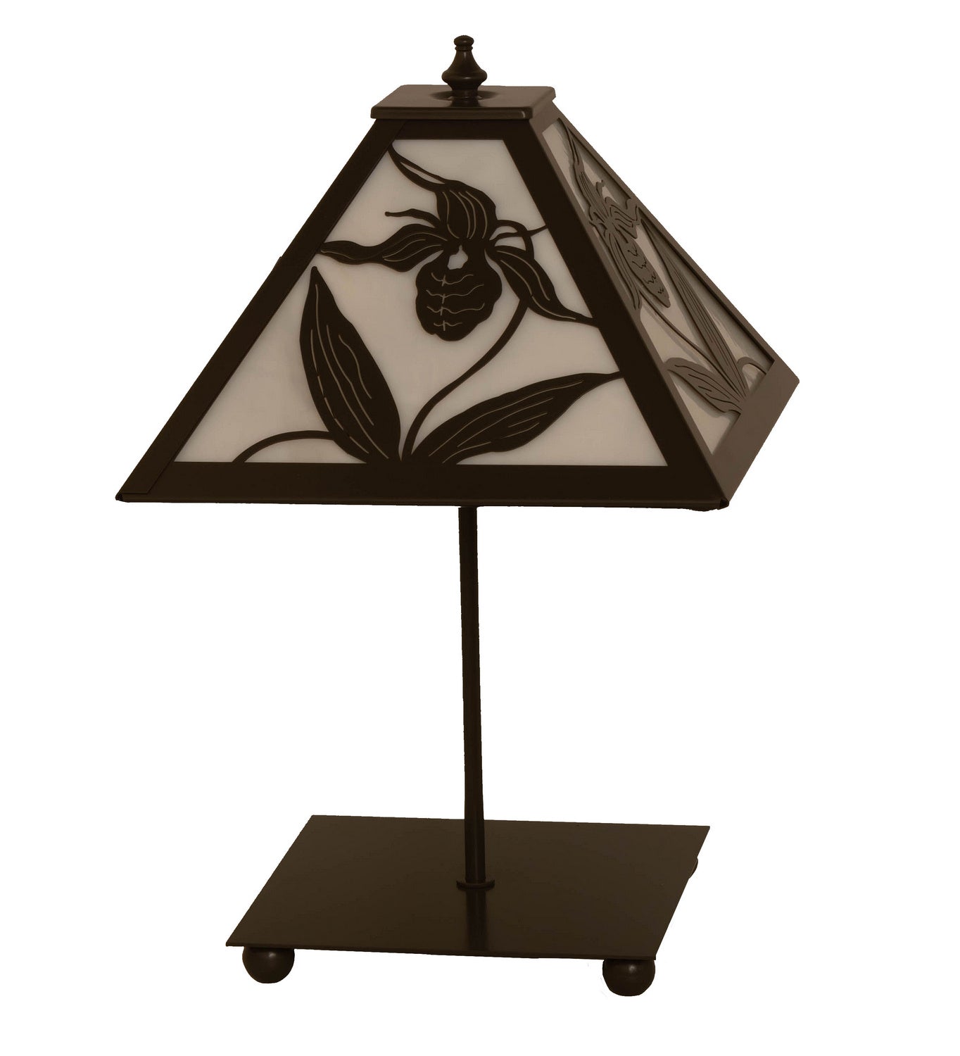 Meyda Tiffany - 18792 - One Light Table Lamp - Lady Slipper - Timeless Bronze