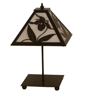 Meyda Tiffany - 18792 - One Light Table Lamp - Lady Slipper - Timeless Bronze