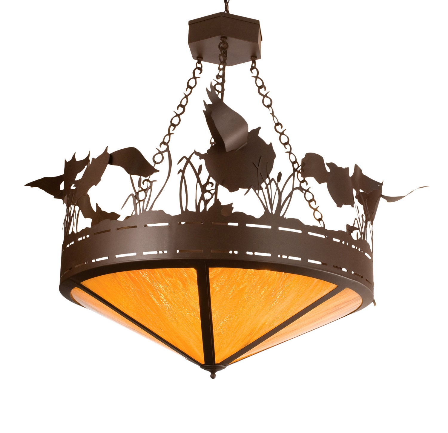 Meyda Tiffany - 20767 - Eight Light Pendant - Flying Pigs - Cafe-Noir