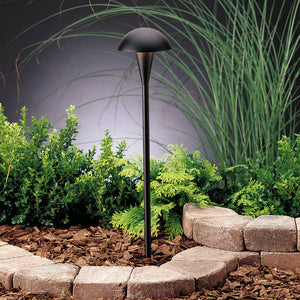 Kichler - 15323BKT - One Light Path & Spread - Eclipse - Textured Black