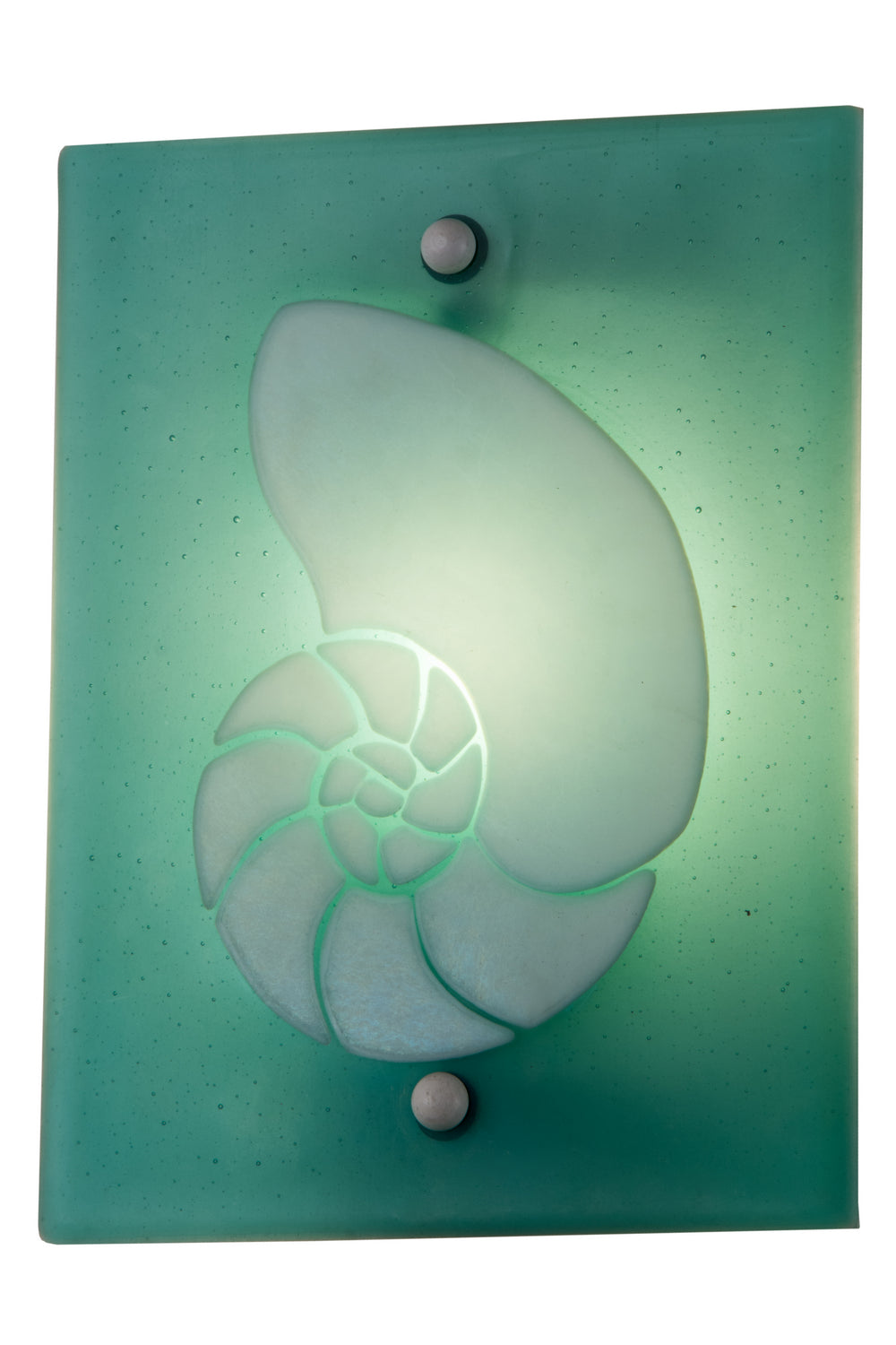 Meyda Tiffany - 22152 - One Light Wall Sconce - Metro Fusion - Aqua Backround/Irid White