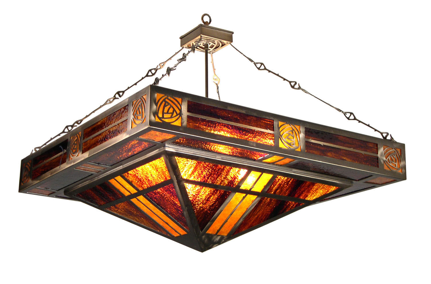 Meyda Tiffany - 22865 - Eight Light Pendant - Bungalow Rose - Antique Copper