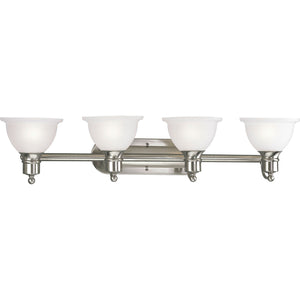 Progress Lighting - P3164-09 - Four Light Bath Bracket - Madison - Brushed Nickel