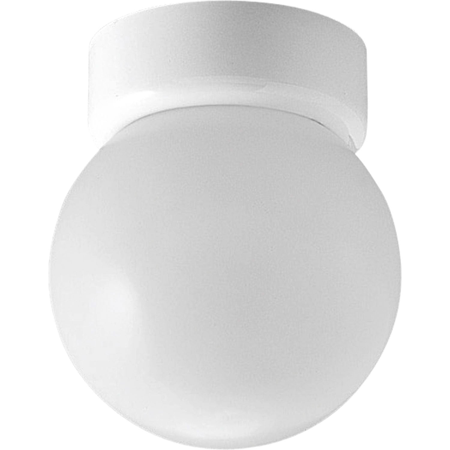 Progress Lighting - P3203-30 - One Light Flush Mount - Globe - Opal - White