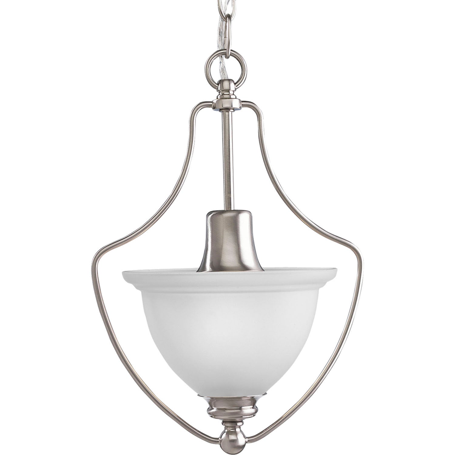 Progress Lighting - P3792-09 - One Light Foyer Pendant - Madison - Brushed Nickel