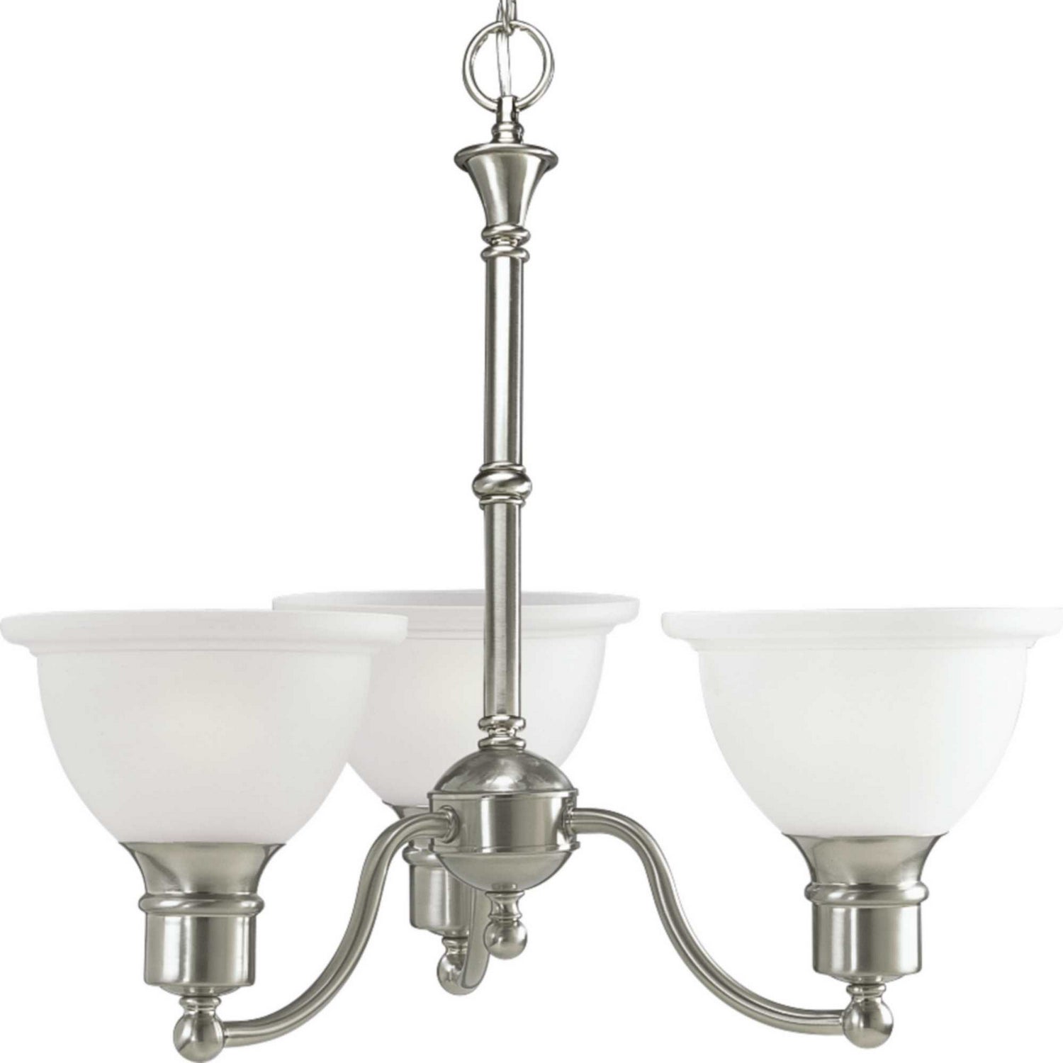 Progress Lighting - P4280-09 - Three Light Chandelier - Madison - Brushed Nickel