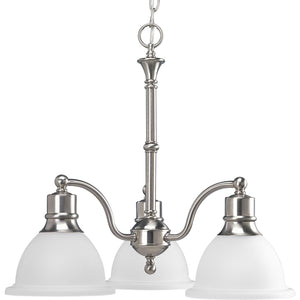 Progress Lighting - P4280-09 - Three Light Chandelier - Madison - Brushed Nickel