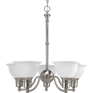 Progress Lighting - P4281-09 - Five Light Chandelier - Madison - Brushed Nickel