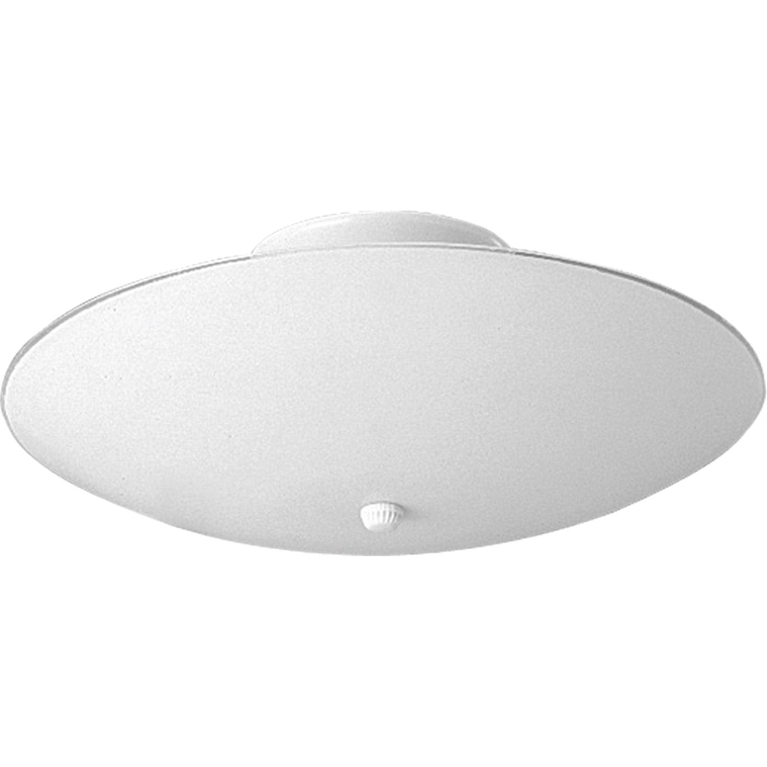 Progress Lighting - P4609-30 - Two Light Flush Mount - Round Glass - White