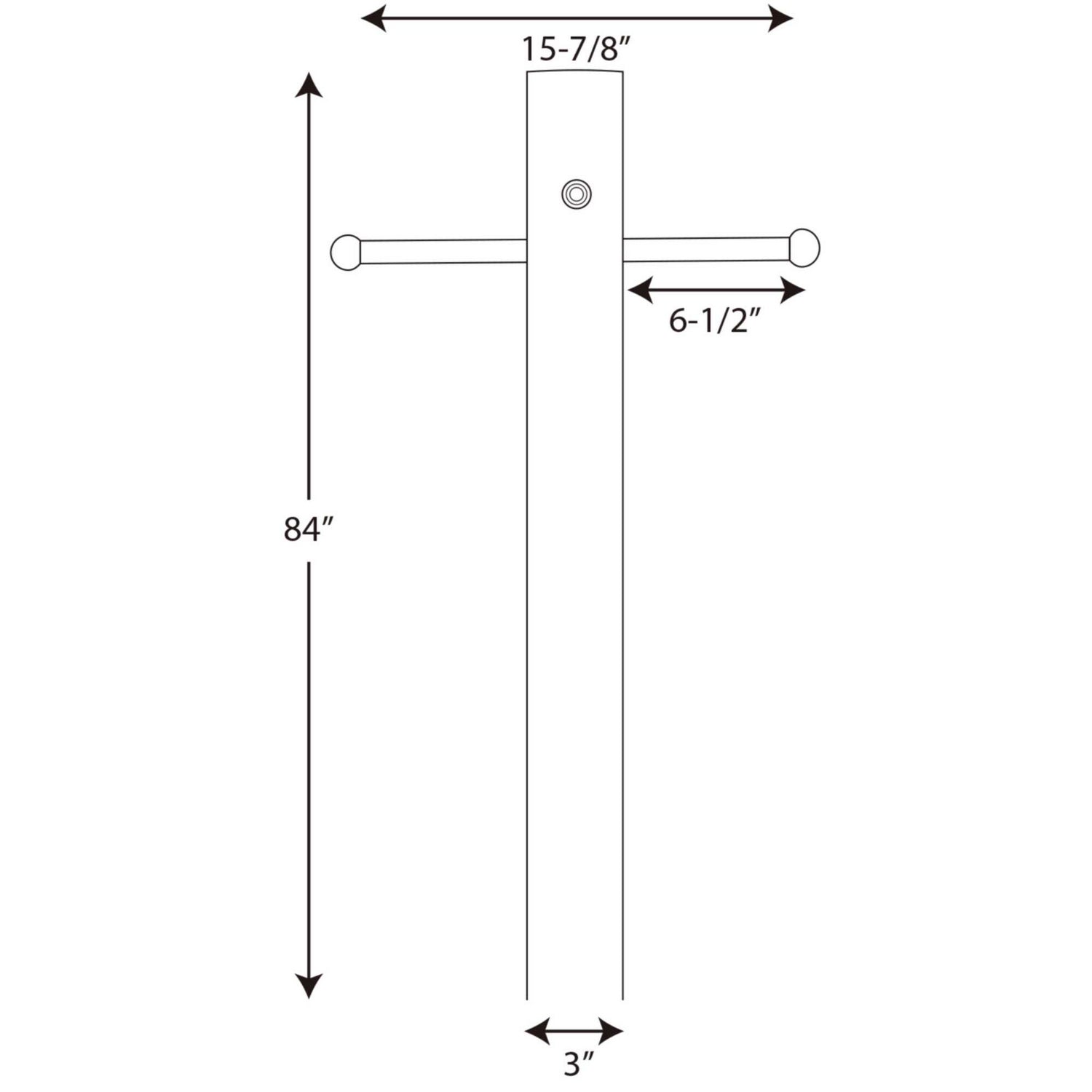 Progress Lighting - P5392-31PC - Outdoor Post - Outdoor Posts - Black