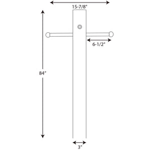 Progress Lighting - P5392-31PC - Outdoor Post - Outdoor Posts - Black