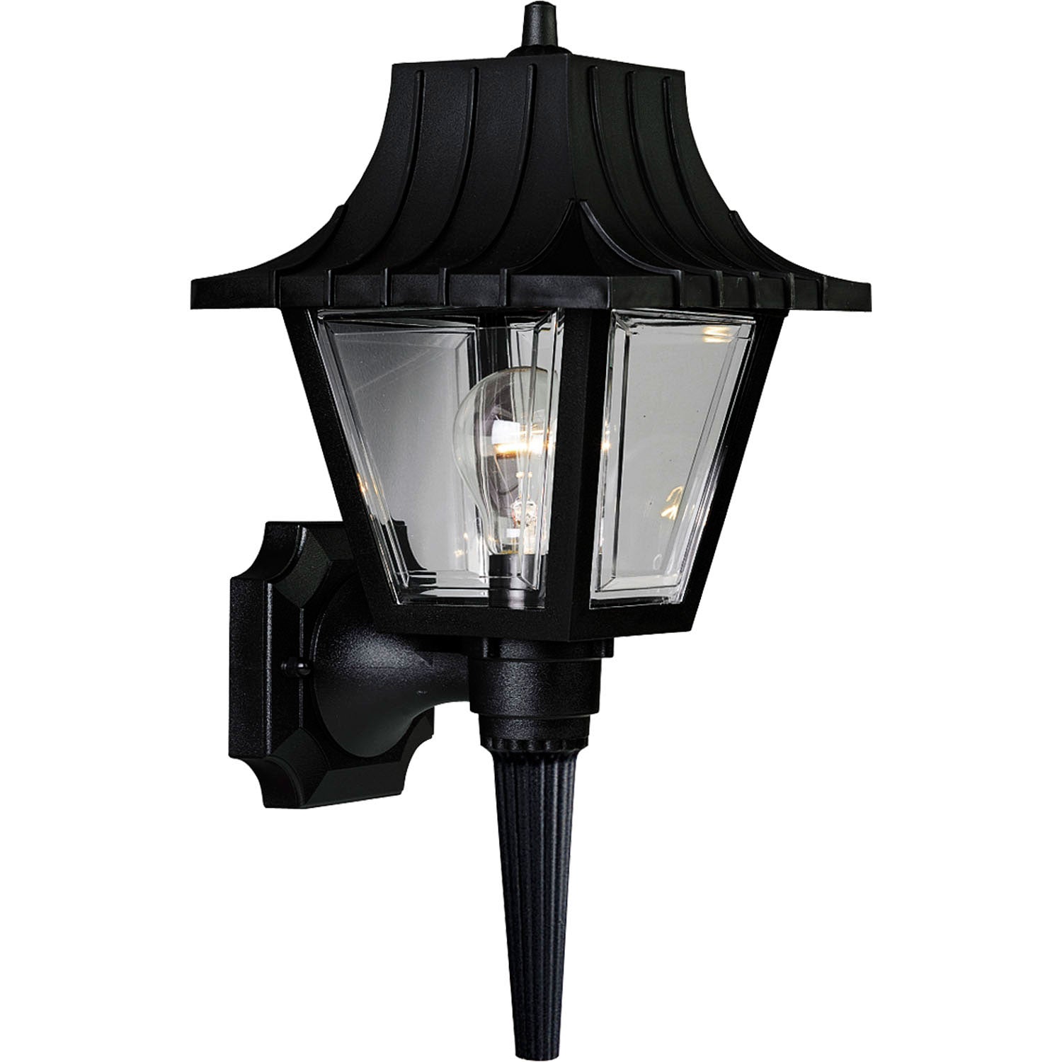 Progress Lighting - P5815-31 - One Light Wall Lantern - Mansard - Black