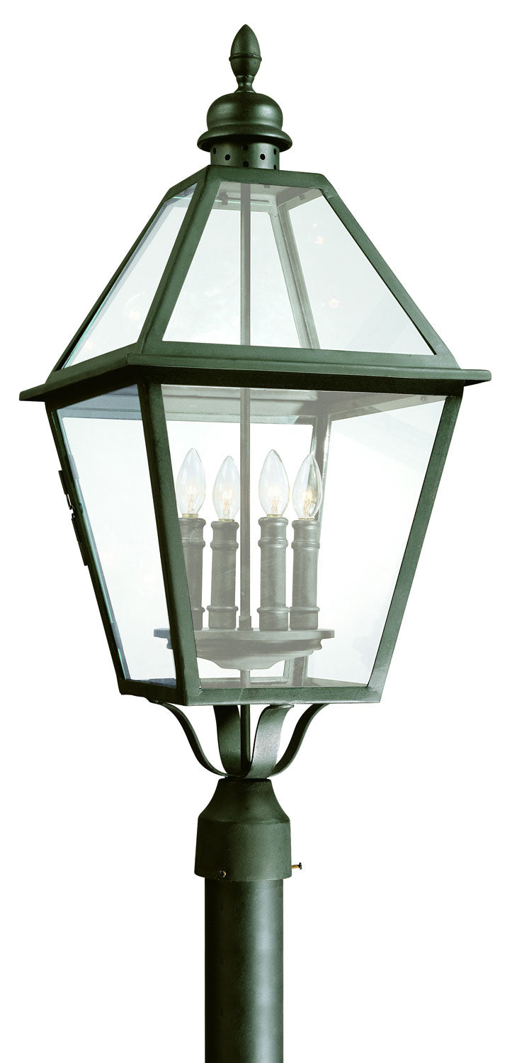 Troy Lighting - P9626-TBK - Four Light Post Lantern - Townsend - Textured Black