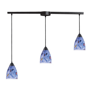 ELK Home - 406-3L-BL - Three Light Pendant - Classico - Dark Rust