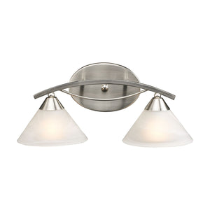 ELK Home - 7631/2 - Two Light Vanity - Elysburg - Satin Nickel