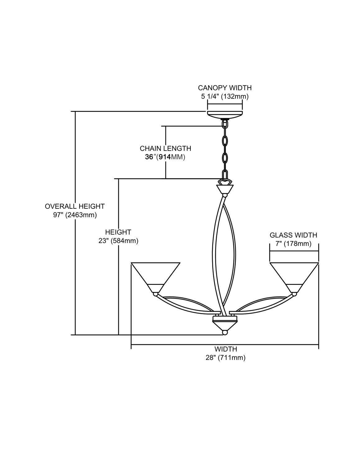 ELK Home - 7637/5 - Five Light Chandelier - Elysburg - Satin Nickel