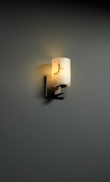 Justice Designs - FAL-8921-10-DBRZ - One Light Wall Sconce - LumenAria - Dark Bronze