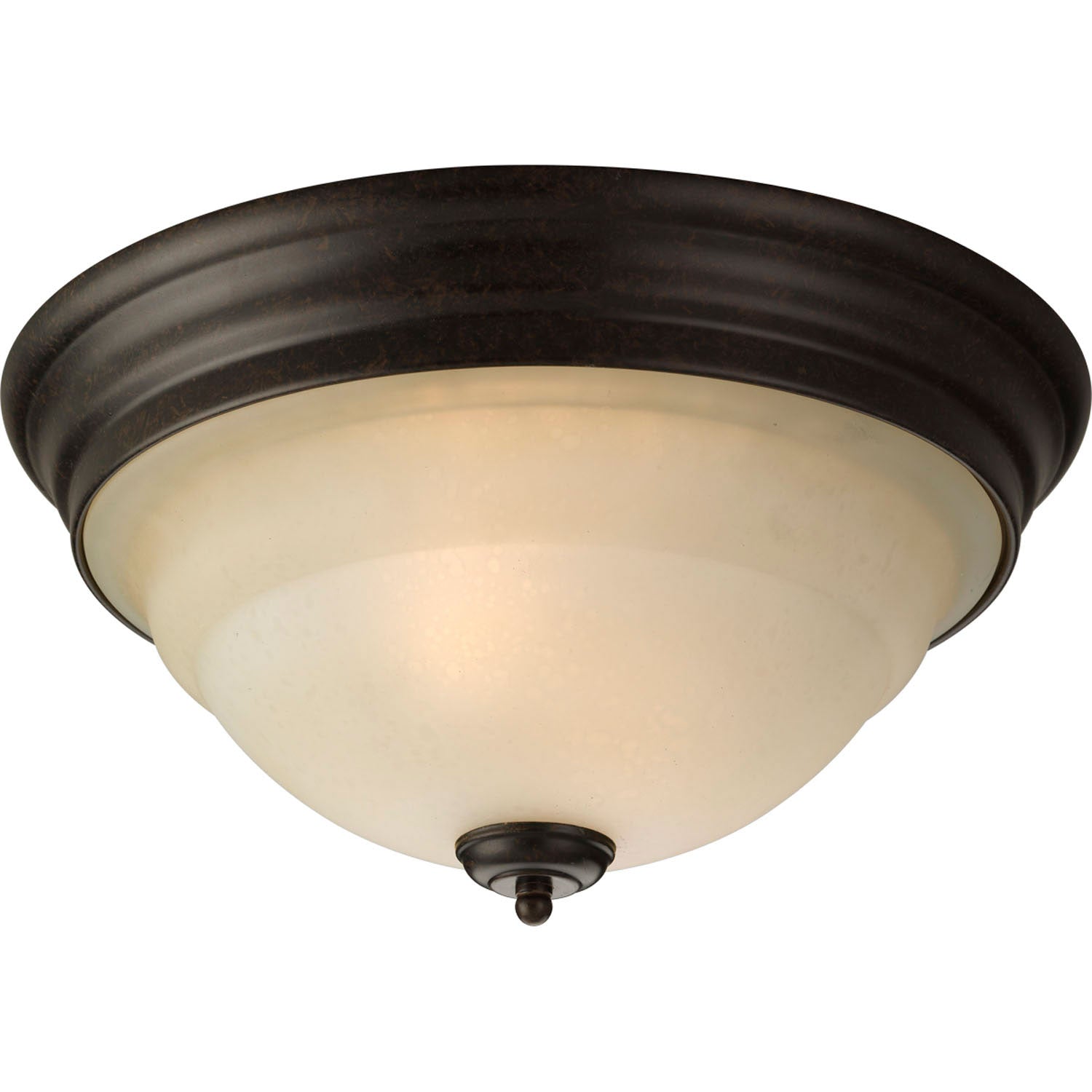 Progress Lighting - P3184-77 - Two Light Flush Mount - Torino - Forged Bronze