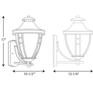 Progress Lighting - P5780-31 - One Light Wall Lantern - Fairview - Textured Black