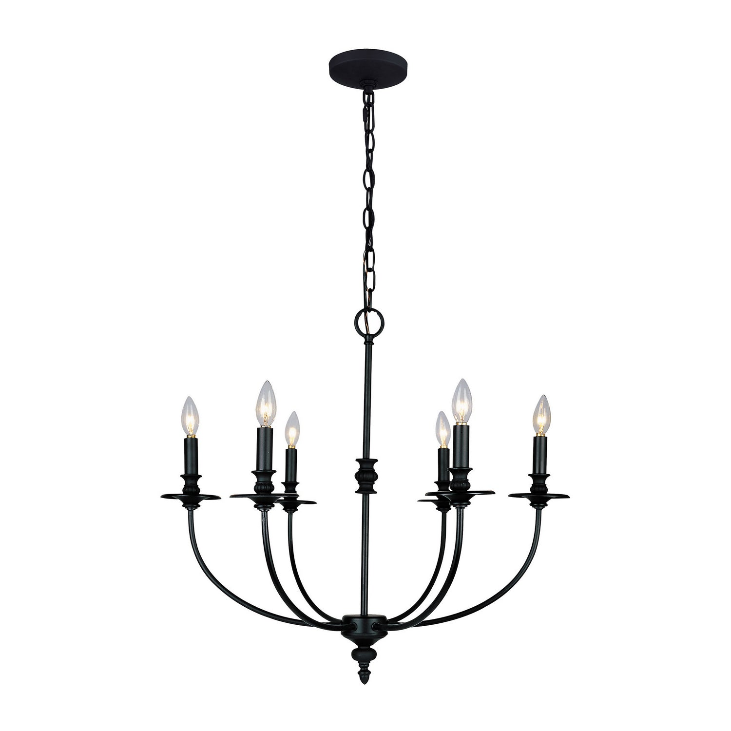 ELK Home - 286-OB - Six Light Chandelier - Hartford - Oil Rubbed Bronze