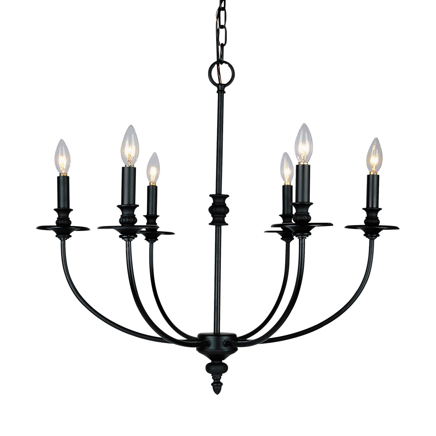 ELK Home - 286-OB - Six Light Chandelier - Hartford - Oil Rubbed Bronze