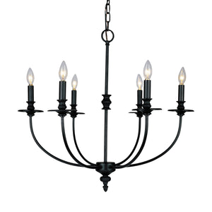 ELK Home - 286-OB - Six Light Chandelier - Hartford - Oil Rubbed Bronze