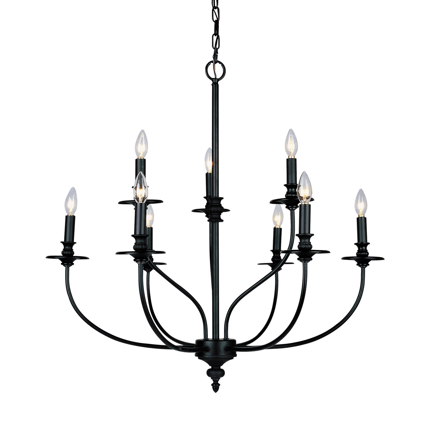 ELK Home - 289-OB - Nine Light Chandelier - Hartford - Oil Rubbed Bronze