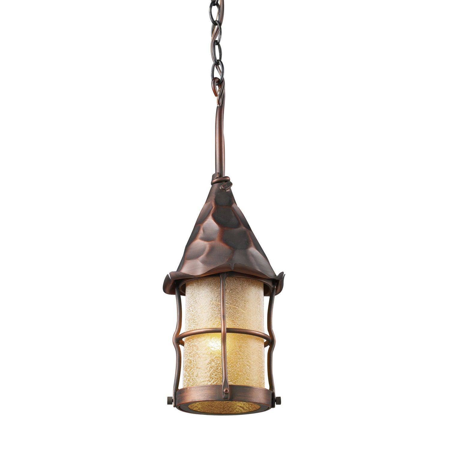 ELK Home - 388-AC - One Light Outdoor Pendant - Rustica - Antique Copper