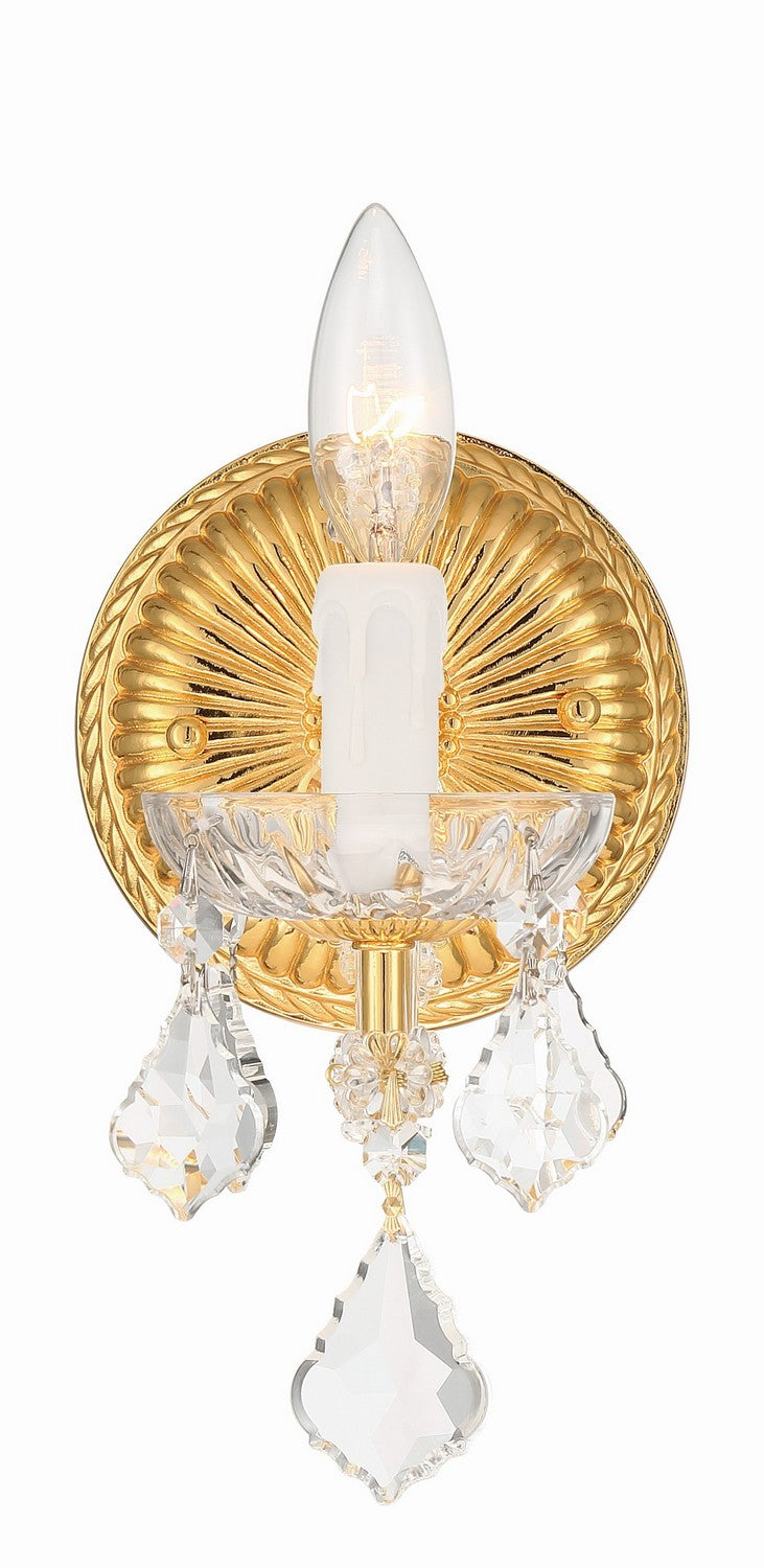 Crystorama - 4471-GD-CL-MWP - One Light Wall Sconce - Maria Theresa - Gold