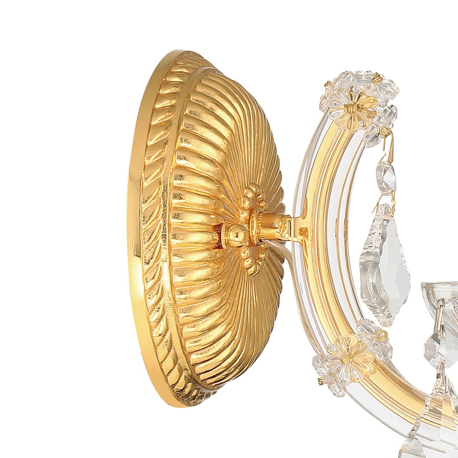 Crystorama - 4471-GD-CL-MWP - One Light Wall Sconce - Maria Theresa - Gold