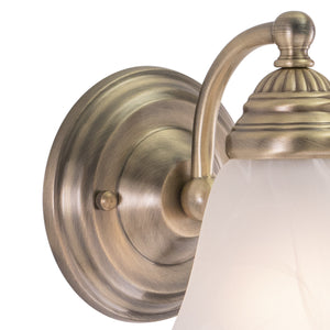 Vaxcel - WL35121A - One Light Vanity - Standford - Antique Brass