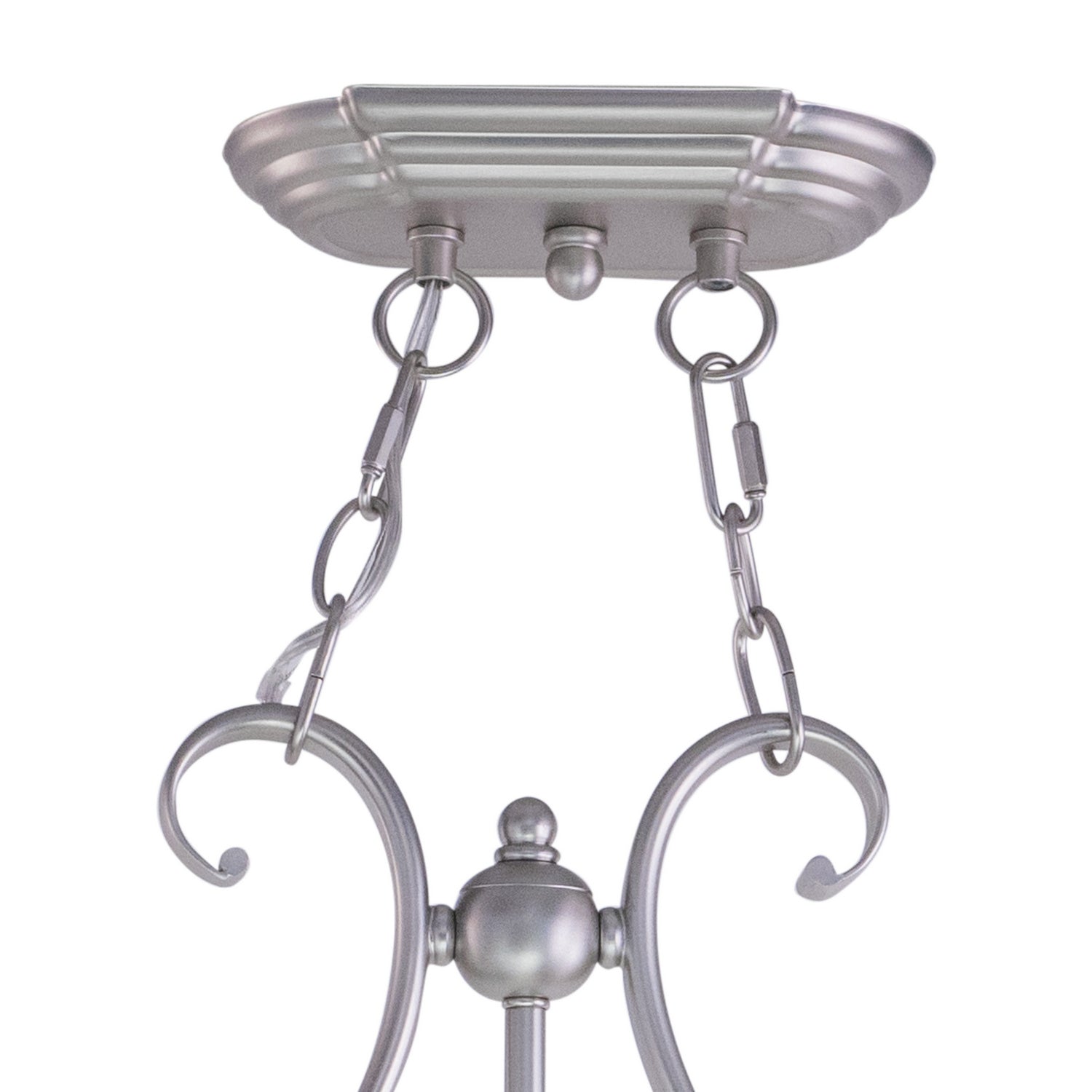 Vaxcel - PD35413BN - Three Light Linear Chandelier - Monrovia - Brushed Nickel