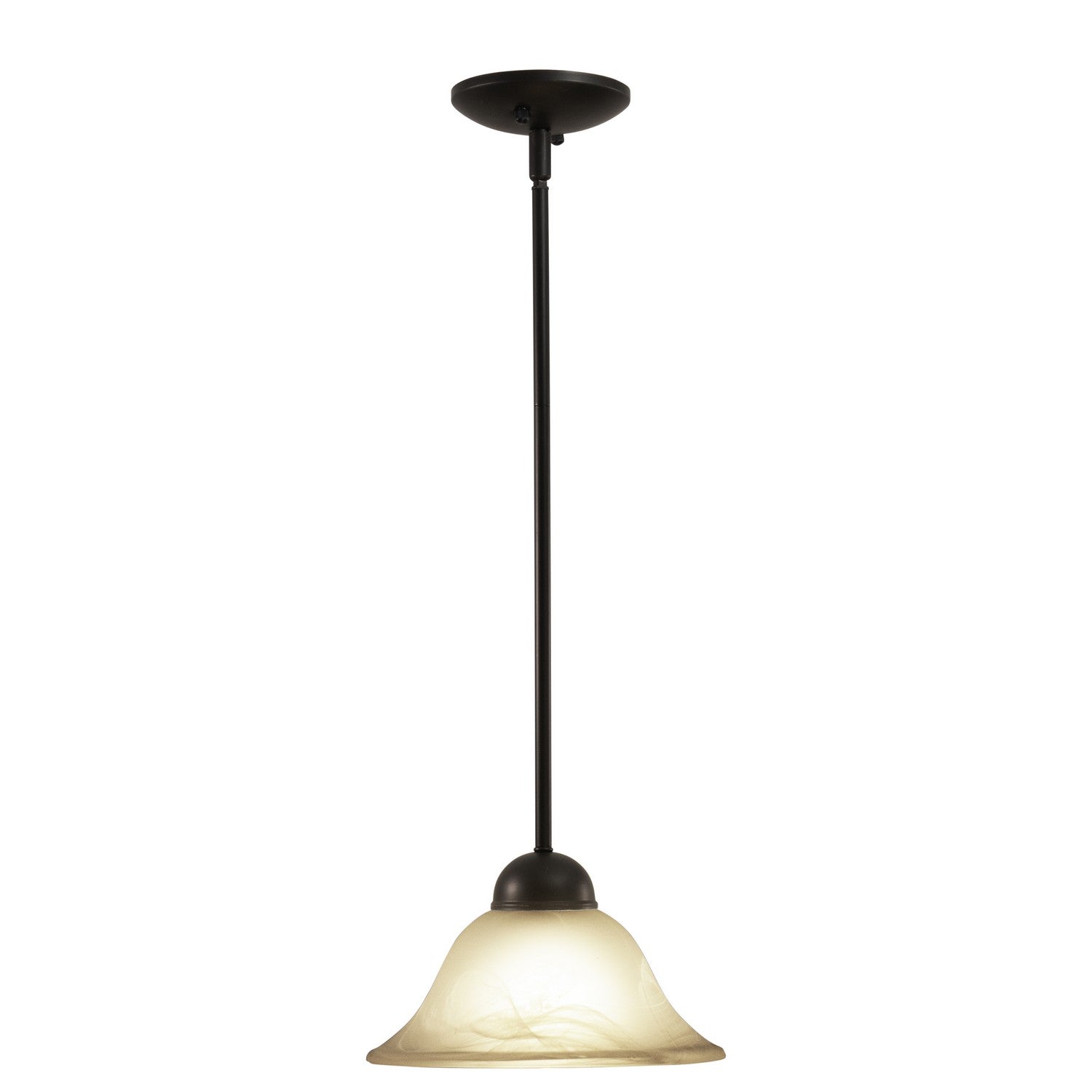 Vaxcel - PD5024OBB - One Light Mini Pendant - Da Vinci - Oil Burnished Bronze