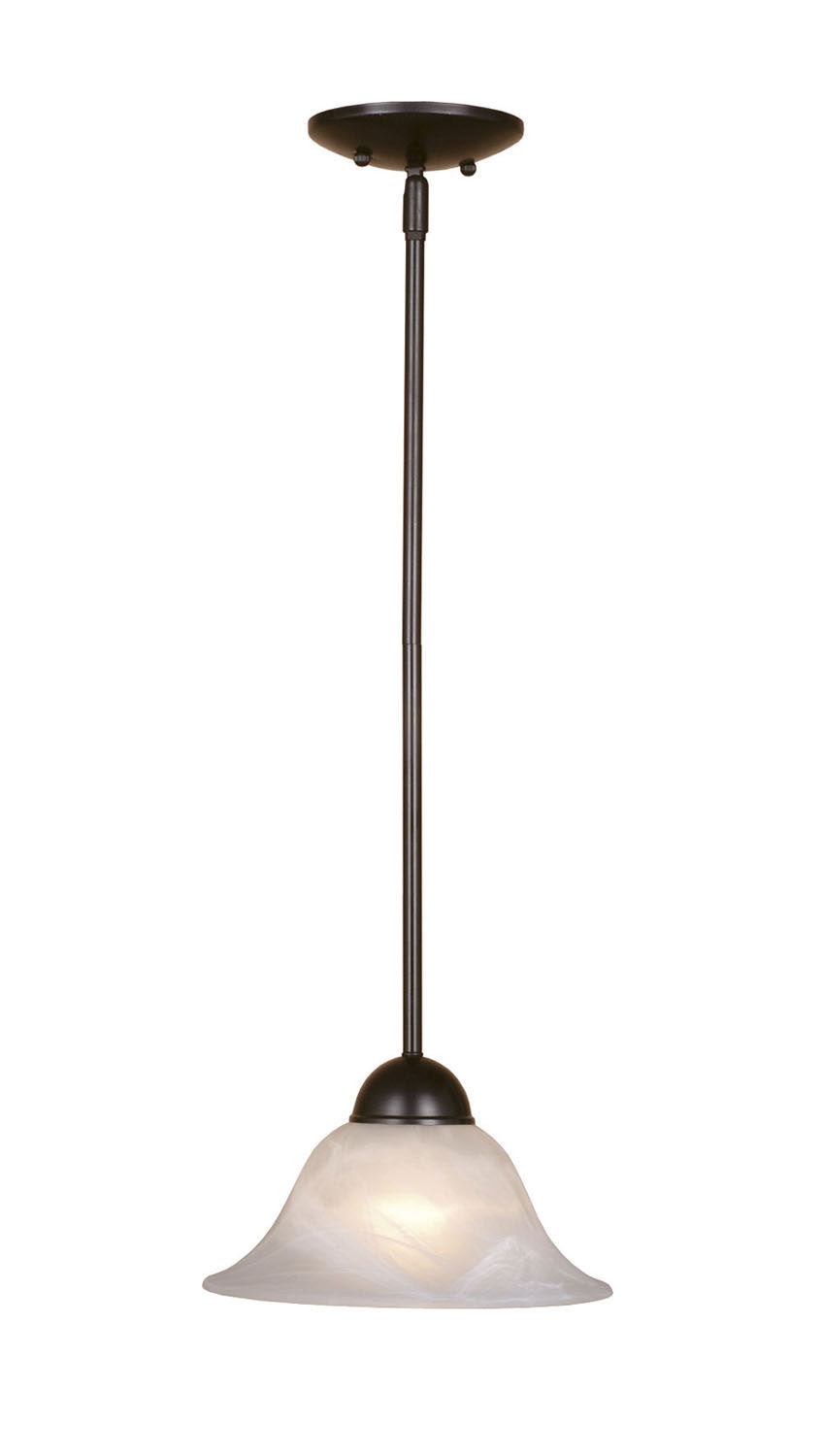 Vaxcel - PD5024OBB - One Light Mini Pendant - Da Vinci - Oil Burnished Bronze